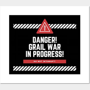 Danger! Holy Grail Wars in Progress! Posters and Art